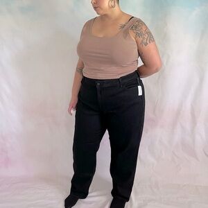 Old Navy NWT Wow Loose Straight Black Jean Womens Plus 24